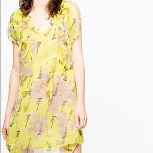 NWT Zadig & Voltaire Rivel Blossom Crepon, XS